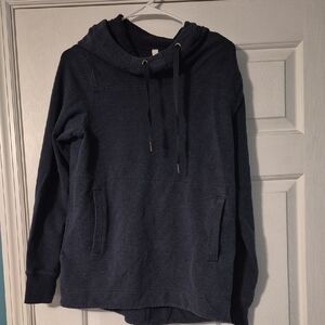 lululemon athletica Navy Blue Pullover Hoodie Sweater